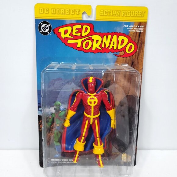DC Direct 2001 Red Tornado Action Figure Fully Poseable Justice League NEW - Picture 1 of 6